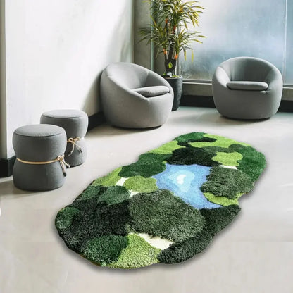 3D Moss Rug