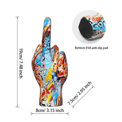 Graffiti Middle Finger Ornament