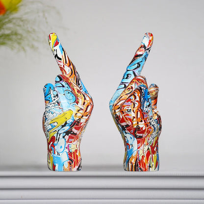 Graffiti Middle Finger Ornament