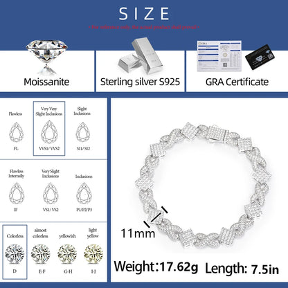 Moissanite Bracelet