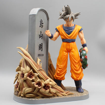 Goku At Akira Toriyamas Grave