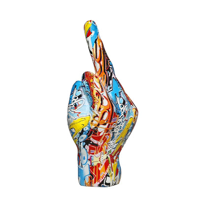 Graffiti Middle Finger Ornament