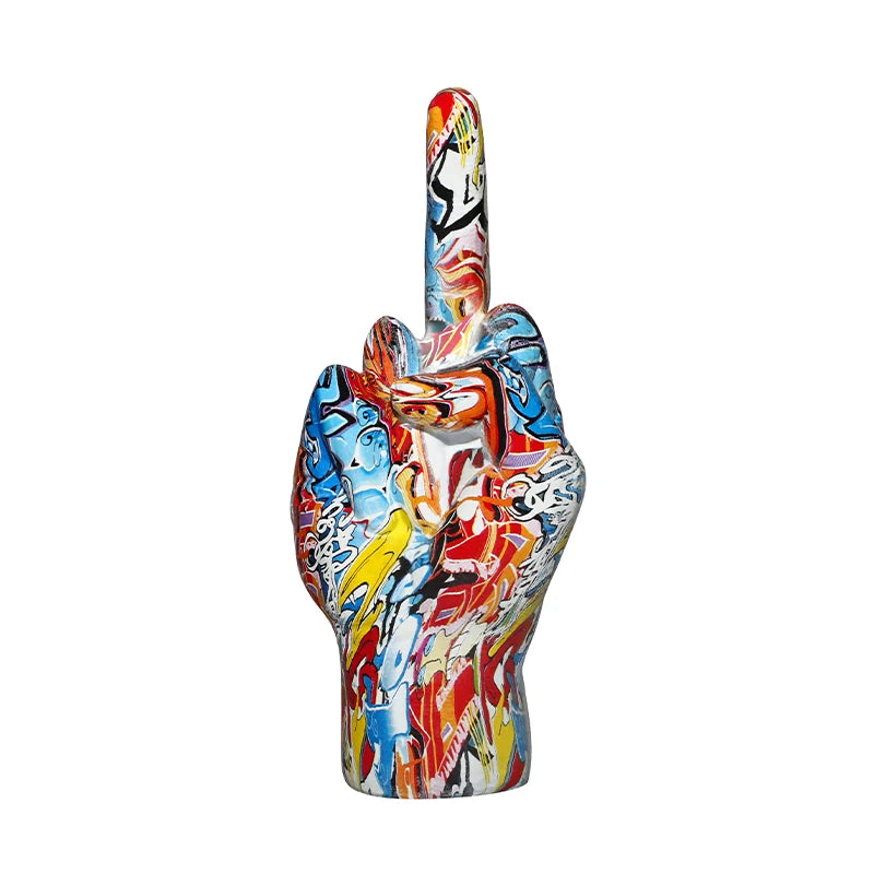 Graffiti Middle Finger Ornament