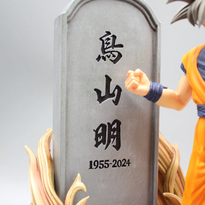 Goku At Akira Toriyamas Grave