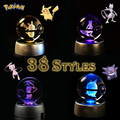 3D Poke Ball Night Lamp