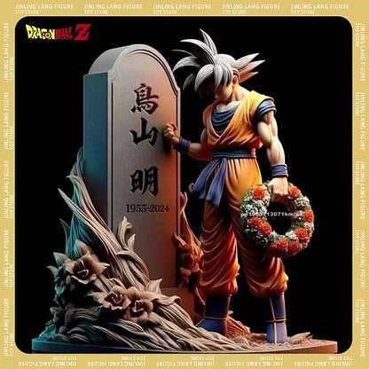 Goku At Akira Toriyamas Grave