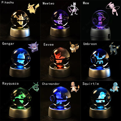 3D Poke Ball Night Lamp