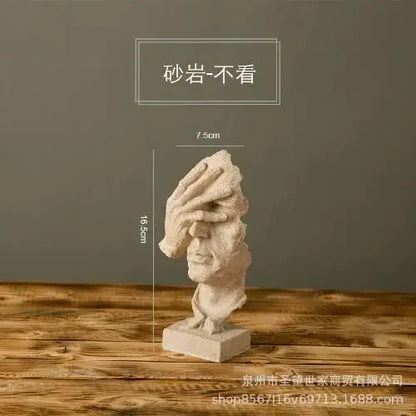 Miniature Figurines Face Character